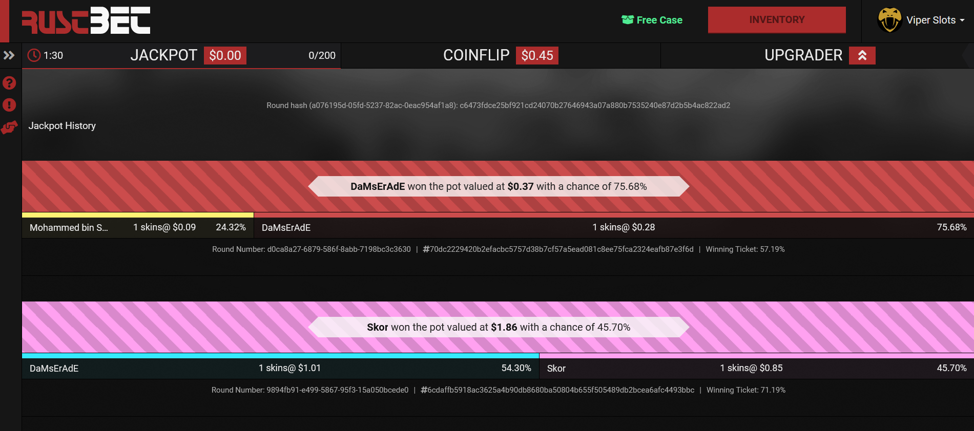 RustBet Review | $0.03 Every Hour + Free Case | Provably Fair